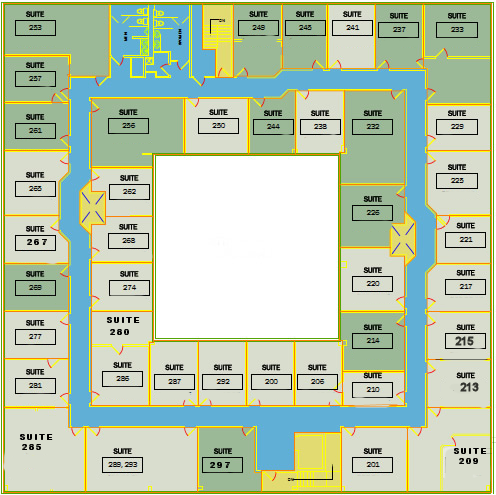 Second Floor Layout - The Atrium Office Suites